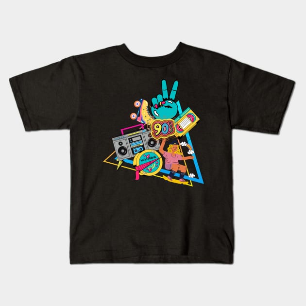 The 90's Rock Kids T-Shirt by NICHE&NICHE